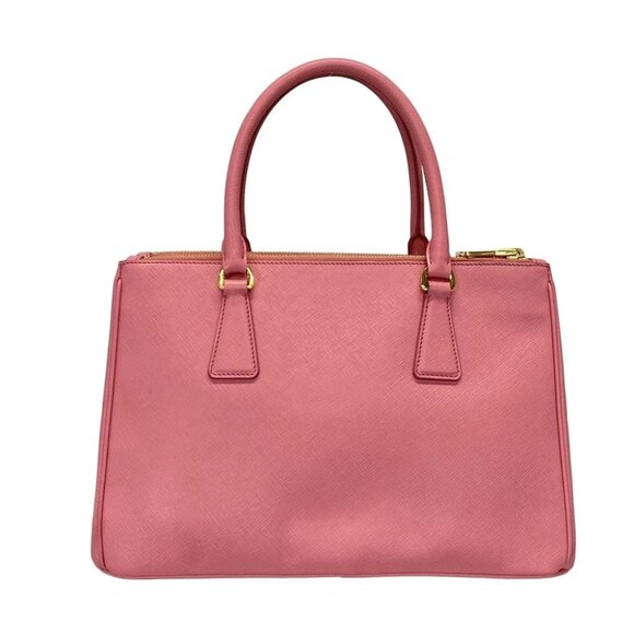 PRADA - Pink Leather Handbag - Picture 3 of 16